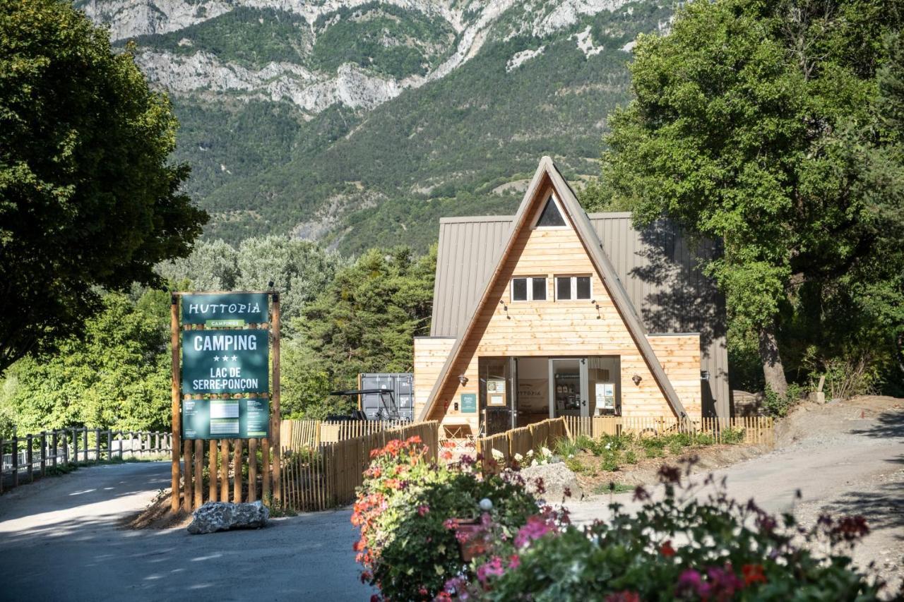 Huttopia Lac De Serre-Poncon Le Lautaret Exterior foto